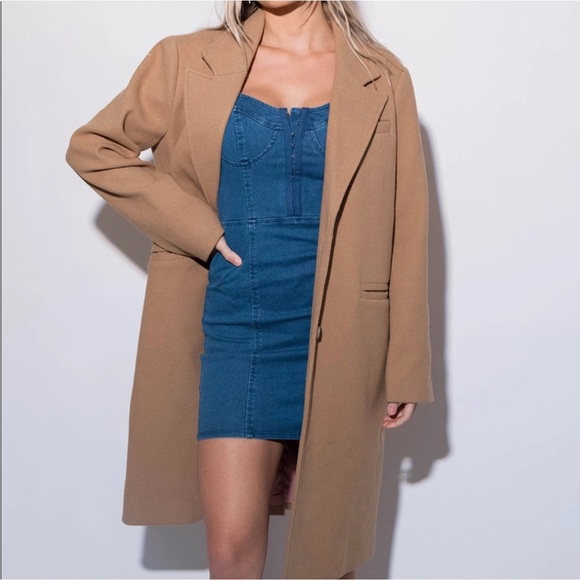 Kittenish Capri Corset Denim Jean Dress Medium - Picture 6 of 13